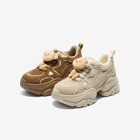 TATA/他她2025冬商场同款百搭时尚简约女老爹鞋新款GXX02DM5