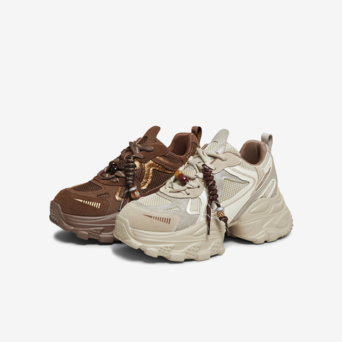 TATA/他她2025秋商场同款时尚休闲百搭女老爹鞋新款5YD01CM5