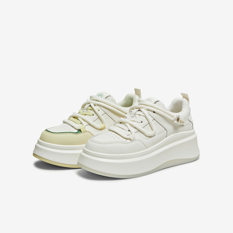 TATA/他她2025秋运动时尚休闲厚底女板鞋新款GCD09CM5