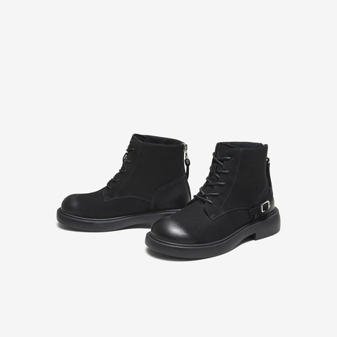 TATA/他她2025冬商场同款百搭时尚简约女马丁靴新款WXB07DD5