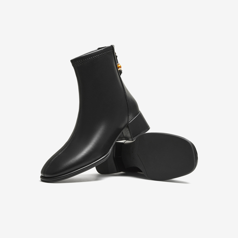 TATA/他她2025冬商场同款百搭女复古时尚短靴新款WYX04DD5