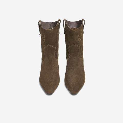 TATA/他她2025冬商场同款百搭时装靴女休闲短靴新款UVV01DZ5