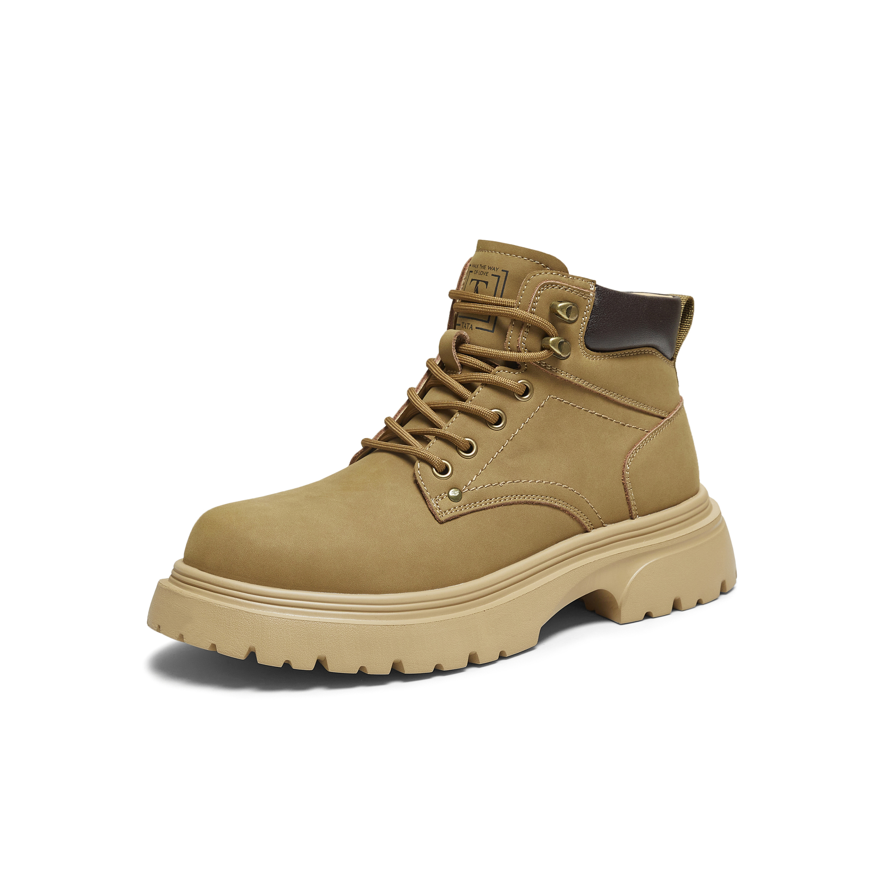 TATA/他她2025冬商场同款舒适百搭休闲男鞋新款男靴VPQ01DD5