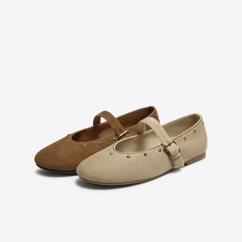 TATA/他她2025秋商场同款时尚百搭女玛丽珍鞋新款XTT01CQ5