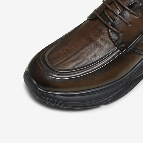 TATA/他她2025秋商场同款纯色舒适百搭休闲皮鞋男新款VQQ01CM5