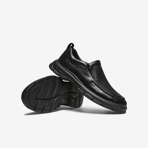 TATA/他她2025秋商场同款简约一脚蹬休闲皮鞋男新款PGL01CM5