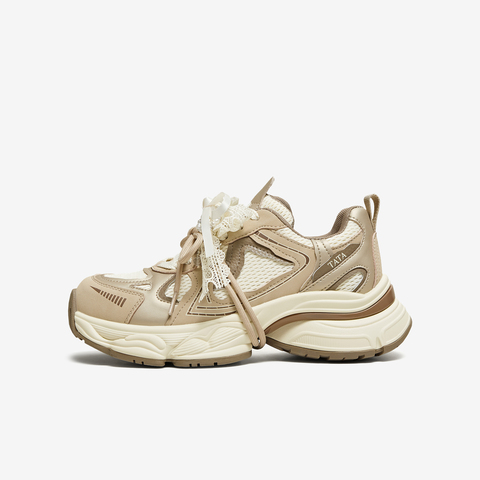 TATA/他她2025秋商场同款时尚休闲百搭女老爹鞋新款5XU01CM5