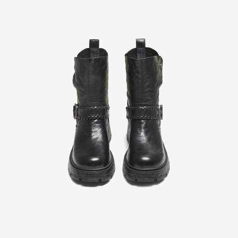 TATA/他她2025冬百搭通勤时装靴女休闲中靴新款UWQ01DZ5