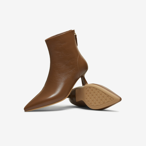 TATA/他她2025冬商场同款百搭女复古时尚短靴新款UWT01DD5