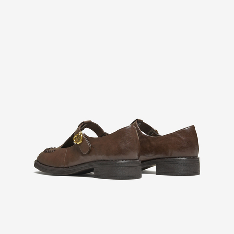 TATA/他她2025秋商场同款百搭时尚女玛丽珍鞋新款7JW20CA5