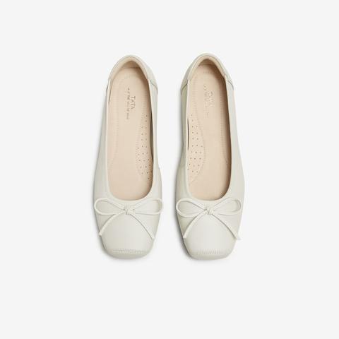 TATA/他她2025秋商场同款时尚百搭蝴蝶结单鞋女新款UUY01CQ5