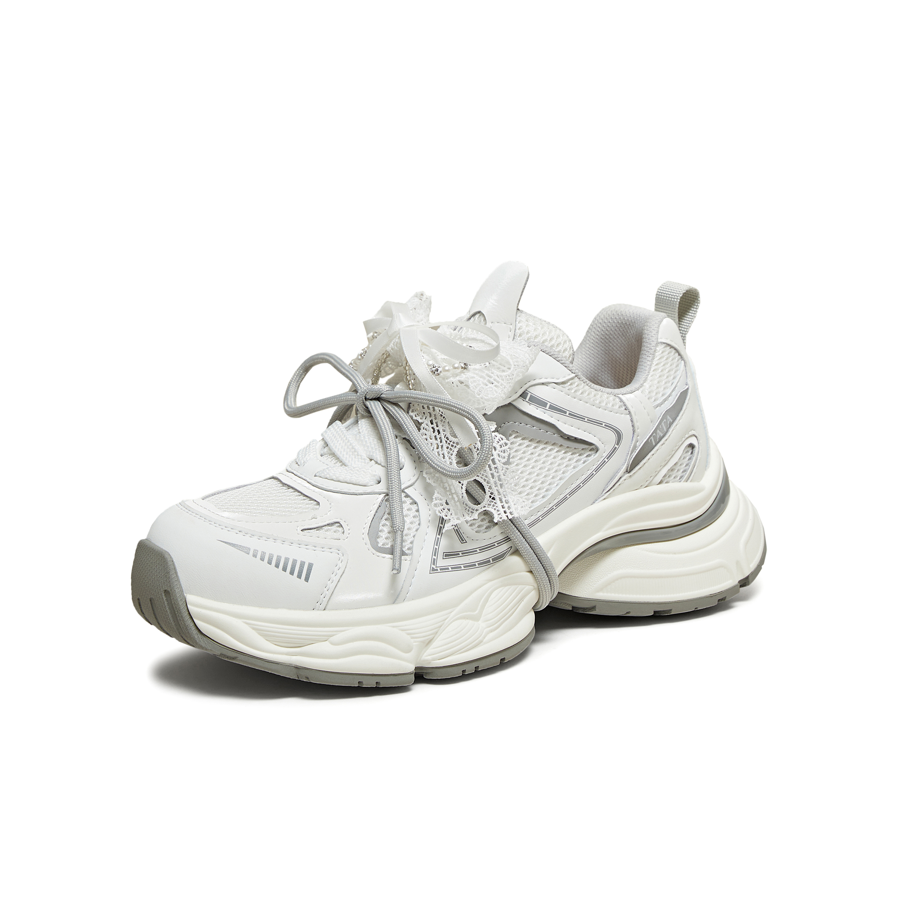 TATA/他她2025秋商场同款时尚休闲百搭女老爹鞋新款5XU01CM5