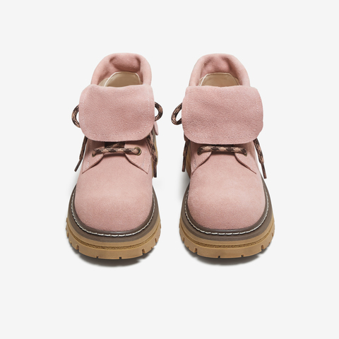 TATA/他她2025冬百搭女复古工装靴时尚短靴新款CG601DD5