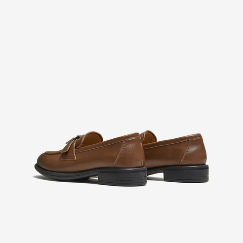 TATA/他她2025秋商场同款时尚百搭乐福鞋女新款NUT01CA5