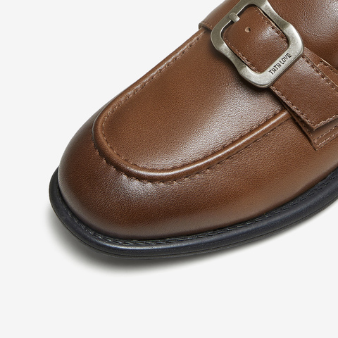 TATA/他她2025秋商场同款时尚百搭乐福鞋女新款NUT01CA5