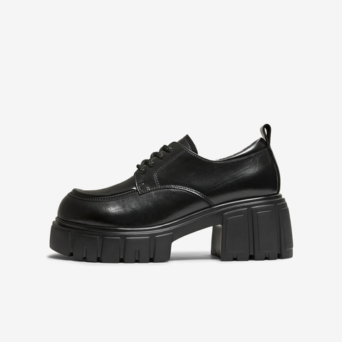 TATA/他她2025秋商场同款女牛津鞋简约系带单鞋新款CHY05CM5