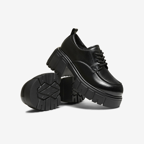 TATA/他她2025秋商场同款女牛津鞋简约系带单鞋新款CHY05CM5