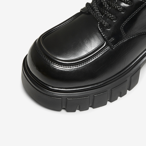 TATA/他她2025秋商场同款女牛津鞋简约系带单鞋新款CHY05CM5