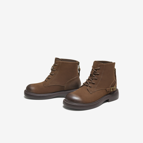 TATA/他她2025冬商场同款百搭时尚简约女马丁靴新款WXB07DD5