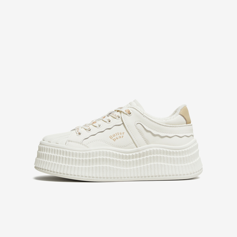 TATA/他她2025秋商场同款运动时尚休闲厚底女板鞋新款GXV01CM5