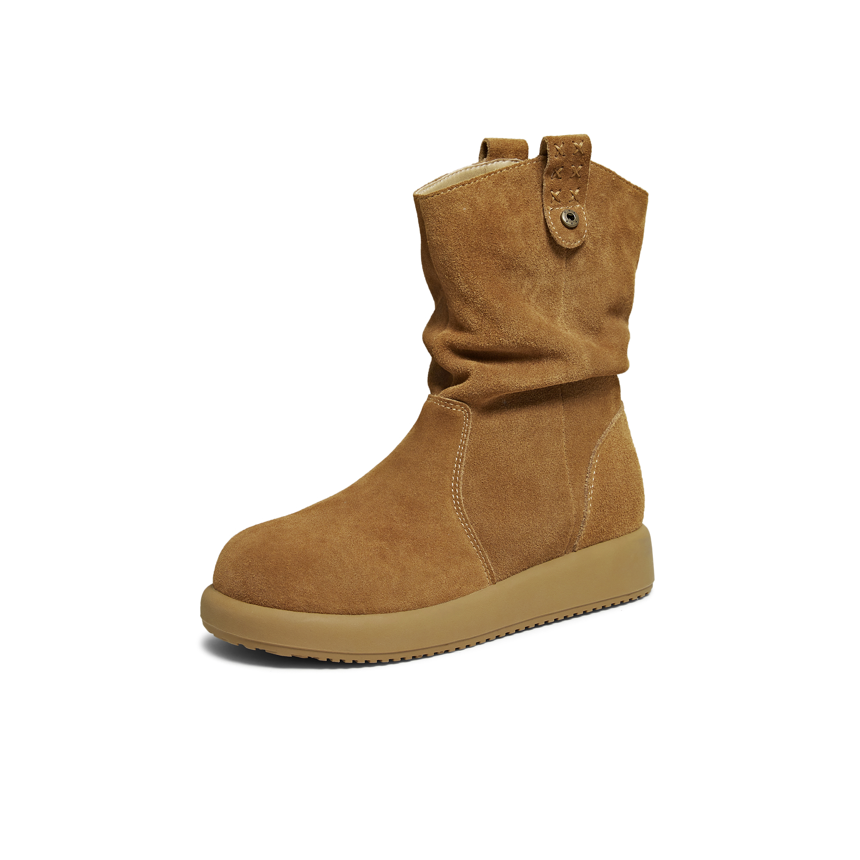 TATA/他她2025冬时尚百搭女休闲靴新款CHD01DZ5