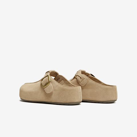 TATA/他她2025秋勃肯鞋女鞋外穿时尚拖鞋后空凉鞋新款4YA01CH5