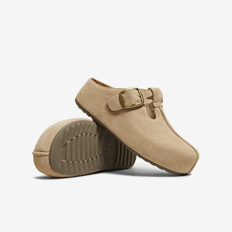 TATA/他她2025秋勃肯鞋女鞋外穿时尚拖鞋后空凉鞋新款4YA01CH5