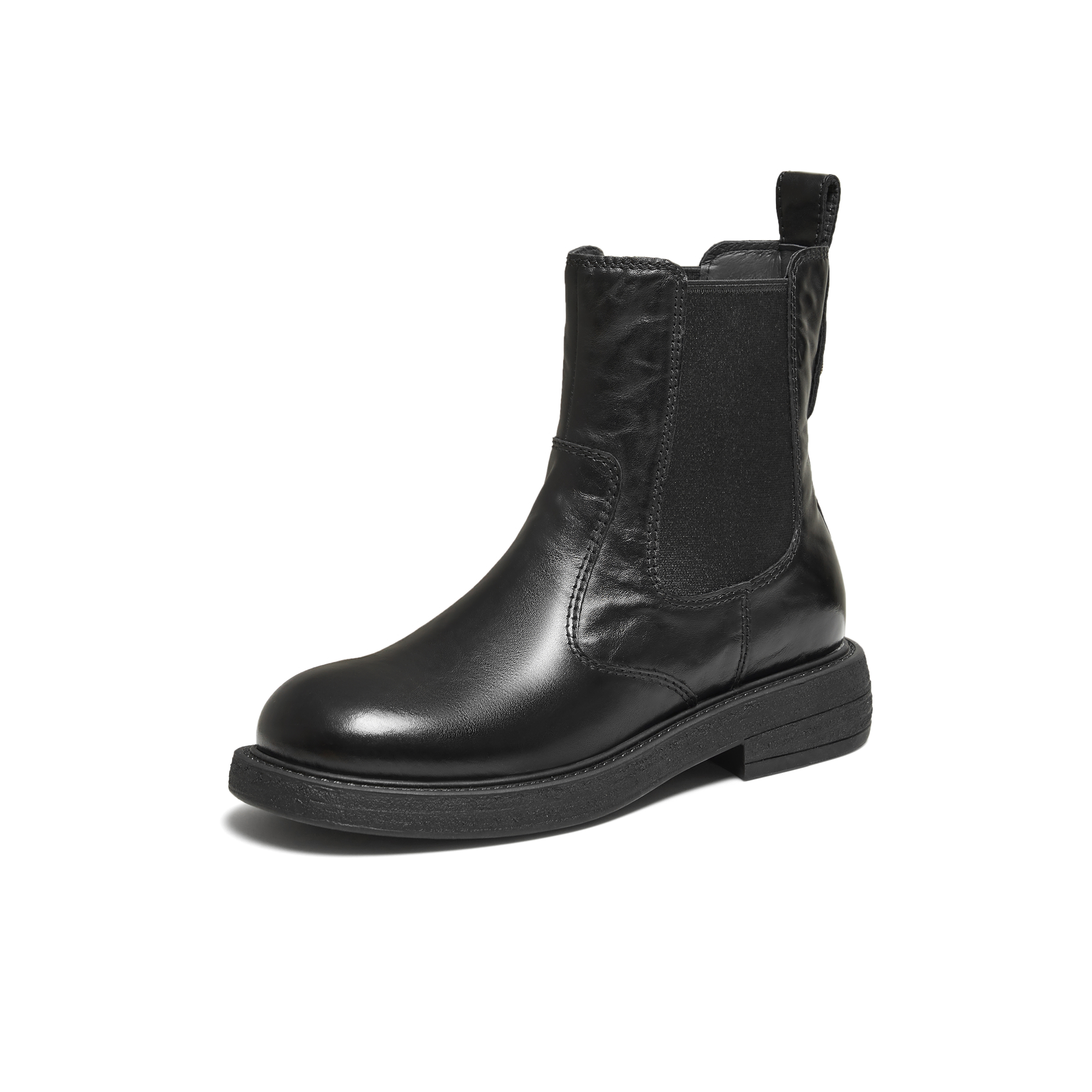 TATA/他她2025冬时尚切尔西靴女通勤显瘦新款UWP01DD5