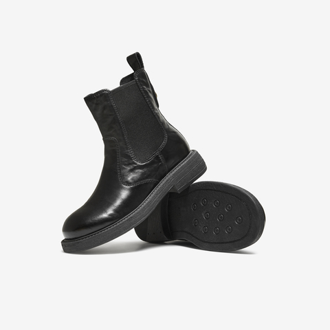 TATA/他她2025冬时尚切尔西靴女通勤显瘦新款UWP01DD5