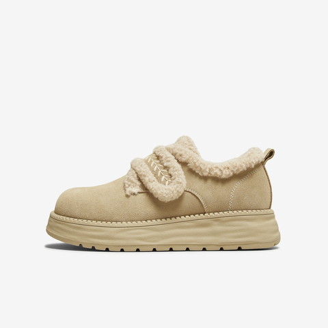 TATA/他她2025冬商场同款时尚百搭女毛毛单鞋新款CYY07DM5