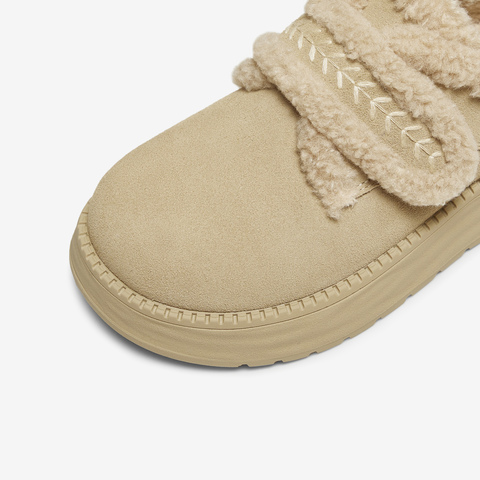 TATA/他她2025冬商场同款时尚百搭女毛毛单鞋新款CYY07DM5