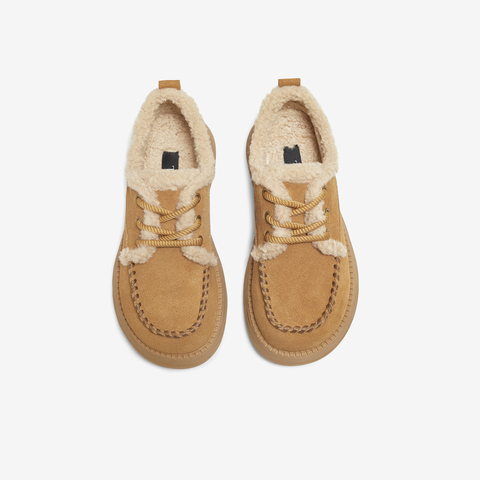 TATA/他她2025冬商场同款时尚百搭女毛毛单鞋新款CYY05DM5