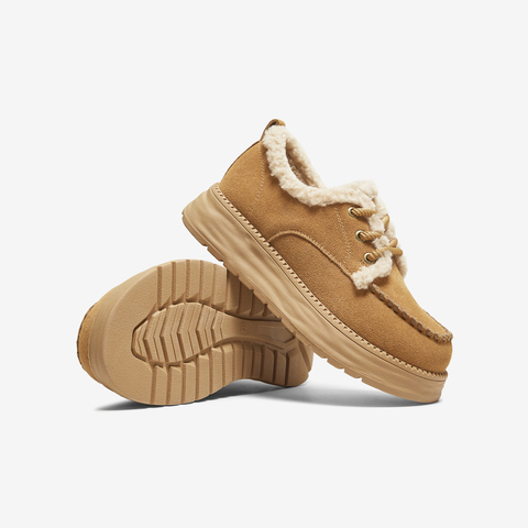 TATA/他她2025冬商场同款时尚百搭女毛毛单鞋新款CYY05DM5