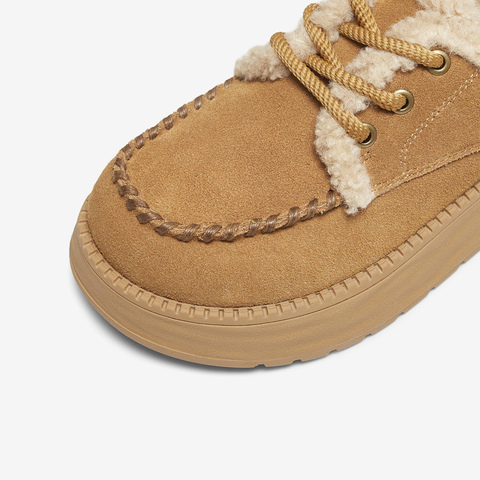 TATA/他她2025冬商场同款时尚百搭女毛毛单鞋新款CYY05DM5