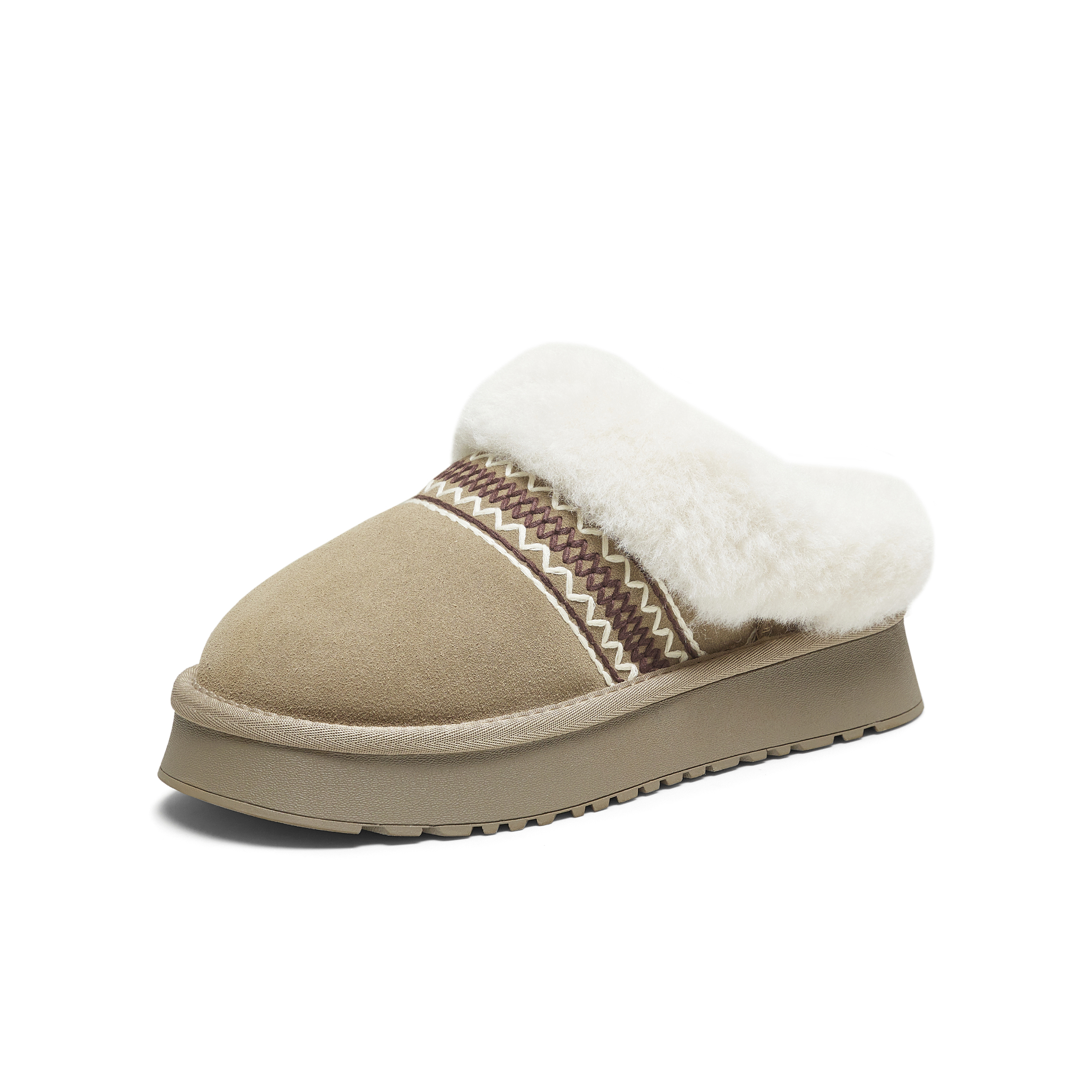 TATA/他她2025冬百搭休闲女靴雪地靴新款CWY01DH5