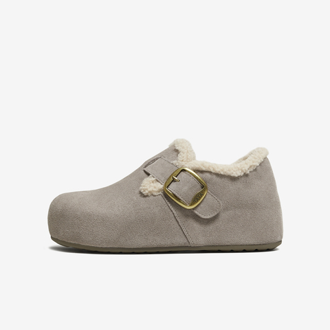 TATA/他她2025冬勃肯鞋女鞋时尚休闲棉拖鞋新款4XN03DM5