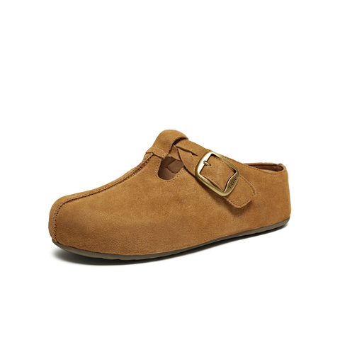 TATA/他她2025秋勃肯鞋女鞋外穿时尚拖鞋后空凉鞋新款4YA01CH5