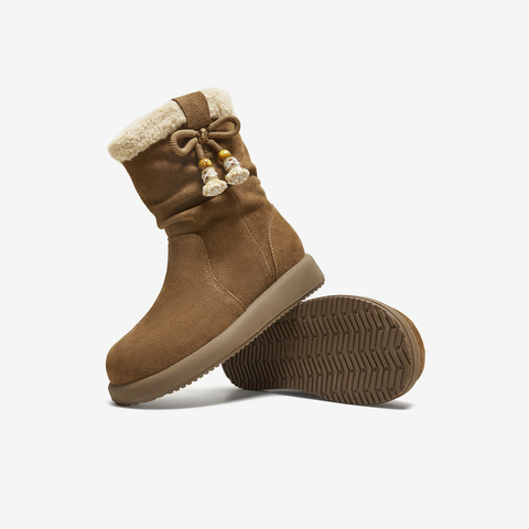 TATA/他她2025冬商场同款时尚百搭女休闲靴新款CHD02DZ5