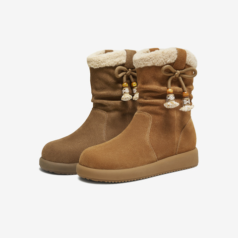 TATA/他她2025冬商场同款时尚百搭女休闲靴新款CHD02DZ5