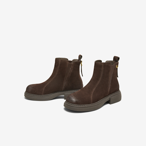 TATA/他她2025冬商场同款时尚切尔西靴女通勤显瘦新款CHZ01DD5