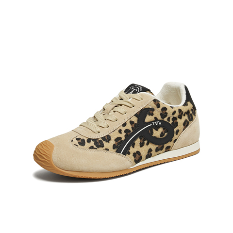 TATA/他她2025秋时尚休闲百搭女阿甘鞋新款EVN01CM5