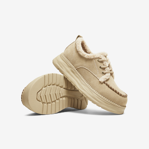 TATA/他她2025冬商场同款时尚百搭女毛毛单鞋新款CYY05DM5