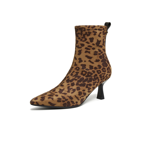 TATA/他她2025冬商场同款百搭时装靴女休闲短靴新款XVX01DD5