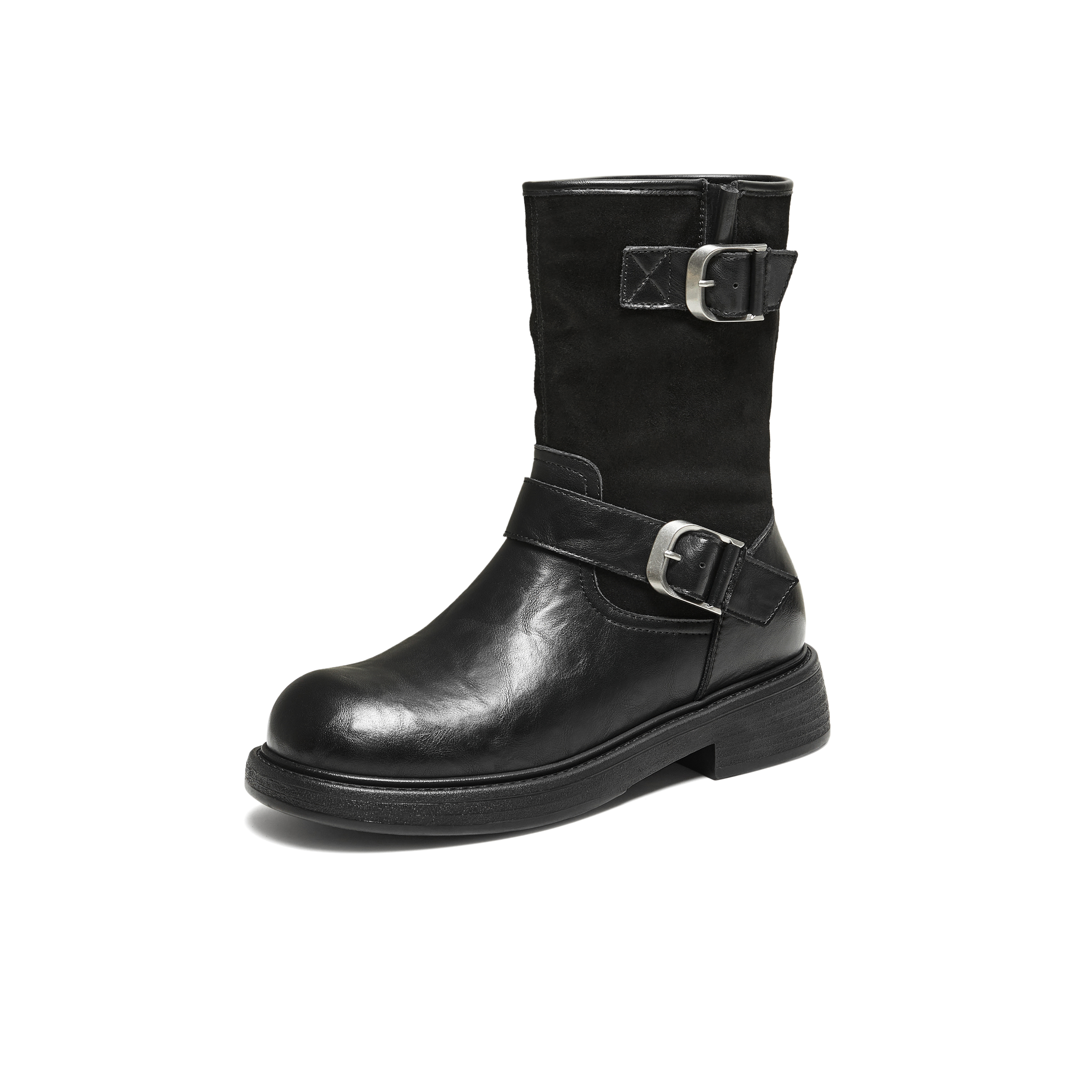 TATA/他她2025冬商场同款日常女时尚休闲西部靴新款CHL01DS5