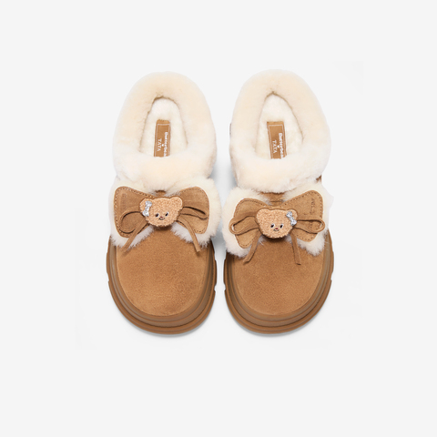 TATA/他她2025冬商场同款百搭时尚简约女雪地靴新款KRX02DH5