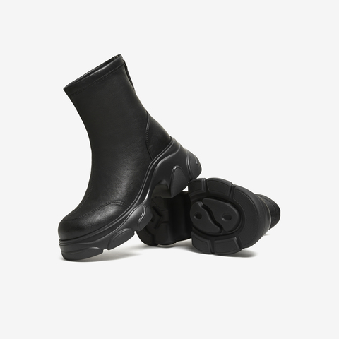 TATA/他她2025冬商场同款百搭时装靴女休闲短靴新款CEG07DZ5