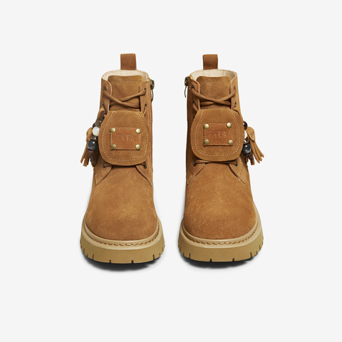 TATA/他她2025冬商场同款百搭时尚女马丁靴新款YXB01DD5