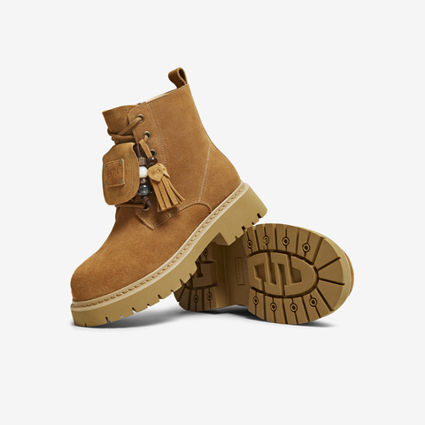 TATA/他她2025冬商场同款百搭时尚女马丁靴新款YXB01DD5