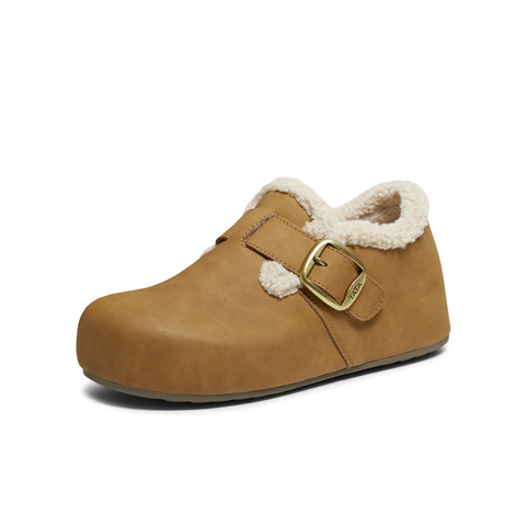 TATA/他她2025冬勃肯鞋女鞋时尚休闲棉拖鞋新款4XN03DM5