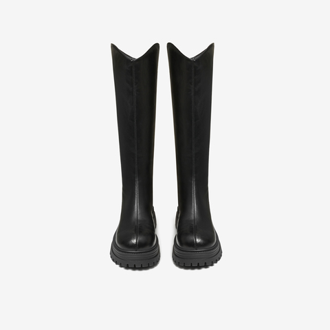 TATA/他她2025冬商场同款百搭女时尚长靴新款CE301DG5